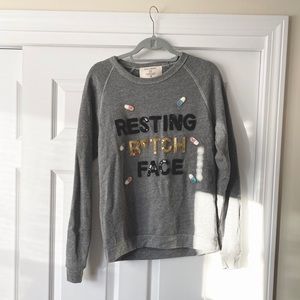 Bow and Drape Sweatshirt